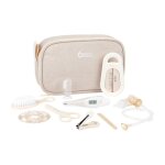 Babymoov trousse de soin b�b� - d�s la naissance - compact avec 9 accessoires essentiels de soin sable ...