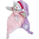 Babynat doudou chat semi plat luminescent rose violet rouge bonnet lune étoile n?uds 25 cm bébé fille ... Babynat doudou chat semi plat luminescent rose violet rouge bonnet lune étoile n?uds 25 cm bébé fille ...