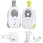 Babyphone audio badabulle baby online port�e 300m + avec veilleuse alarme visuelle et sonore