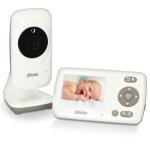 Alecto dvm - 71 - babyphone avec camra et cran couleur 2. 4 blanc / taupe