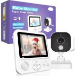 Babyphone camera bb moniteur surveillance 28 720p lcd moniteur vido 1500mah usb - c