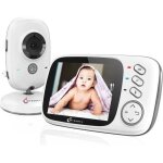 Babyphone camra - bb moniteur - avec moniteur vido lcd communication bidirectionnelle et vision nocturne ...