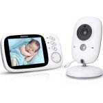 Babyphone camra vido sans fil 32 pouces awanfi moniteur bb 24 ghz camra surveillance bb avec ecran ...