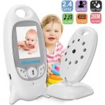 Babyphone tempsa - camera surveillance nouveau n sans fil - lcd coute bb vision nocturne - blanc
