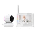 Babyphone vido numrique sans fil camra cran couleur de 4. 3 pouces veilleuse  activation sonore ...
