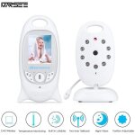 Babyphone vido san fil moniteur bb baby monitor avec capteur de temprature / vision nocturne 2. 4 ...