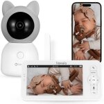 Babyphone vid�o sans fil lionelo babyline 9. 2 ai - 8 heures d?autonomie - rotation � 360� - d�tection ...