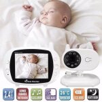 Babyphone vido sans fil - marque - modle - vision nocturne infrarouge - ecran lcd 3. 5