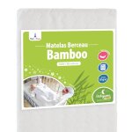 Babysom - matelas berceau bamboo - 80x40 cm compatible cododo viscose au toucher ultra doux d�houssable ...