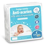 Babysom - protge matelas bb anti - acarien - 70x140 cm alse impermable souple et silencieuse bouclette ...