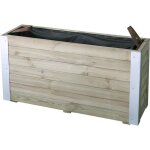 Bac bambou - (100 x 30 x h50 cm / 107 l)