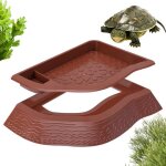 Bac � eau pour tortue - bol pour reptile et bassinbol alimentaire anti - renversement � double couche ...