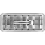 Bac � gla�ons en acier inoxydable 18 emplacements machine � gla�ons amovible en m�tal avec poign�e facile ...