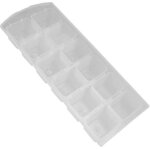 Bacs  glaons - metaltex - lot de 2 - plastique souple - 12 cubes par bac