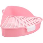 Bac  litire - animaux de compagnie - lapin - plastique rutilisable - rose - hyginique