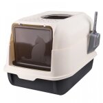 Bac  litire pour chat - joebest - 36 * 51 * 34cm - convient aux chats dodus - matriau : pp
