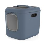 Bac � liti�re ferm� - rotho - white xl - bleu - 614x499x576 cm - filtres charbon actif
