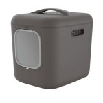 Bac � liti�re ferm� - rotho - xl - pour grands chats - 2 filtres charbon actif - porte magn�tique