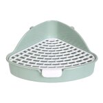 Bac  litire pour lapin - animal - vert - matriau durable - taille moyenne - conception hyginique
