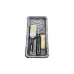Bac  peinture + 1 pinceau plat 50mm + 1 rouleau