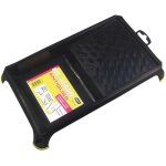 Bac à peinture antiglisse plat pour rouleau 120 mm - noir Bac à peinture antiglisse plat pour rouleau 120 mm - noir