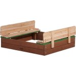 Bac  sable enfant axi ella - bois avec couvercle - 100 x 95 cm