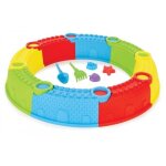 Bac � sable - pilsan - 06306 - forme de ch�teau de sable - pelle r�teau moules � sable - color�