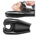Bac � shampooing portable - non sp�cifi� - noir - confortable - l�ger - gonflable