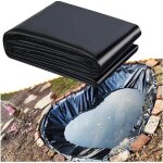 B�che de bassin en pehd noir ? rev�tement de bassin flexible de 012 mm ? 1x1 m 2x5 m 3x8 m 5x7 m (33 ...
