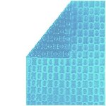 B�che � bulles piscine 8x4 m oxo light blue 400 microns - non bord�e - confection france - kit oeillets ...