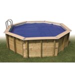 Bâche à bulles pour piscine ubbink 300x550 cm - bleu Bâche à bulles pour piscine ubbink 300x550 cm - bleu