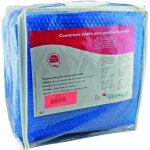 Bche  bulles ronde pour piscine autoportante - diamtre 1. 83 m - 180 microns - bleu - couverture solaire ...