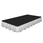 Bche de couverture pour piscine - bestway - p03626 - 956x488x132cm - pvc lastique renforc - anti - ...
