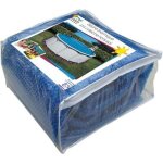 Bche dt  bulles 365x731m garden leisure - couverture dt pour piscine - bleu / bleu
