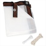 B�ches imperm�ables transparentes de 8 x 10 pieds rev�tement r�sistant � la pluie pour jardin ext�rieur ...