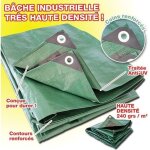 Bche industrielle 240g / multra lourde 2 x 3 m