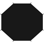 B�che ombrage trampoline noire ? facile installer ? auvent r�sistant d�chirures ? pour trampolines 8 ...