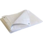 Tecplast bche de protection 4x10 m tr170mu - bche arme transparente - haute qualit - impermable ...