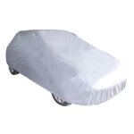 B�che de protection voiture l anti - poussi�re 482 x 178 x 119 cm coton 70 g / m� + �lastique + 2 fixations ...