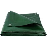 Gt garden - b�che de protection verte ultra r�sistante - 200 g / m� - 4 x 6 m�tres