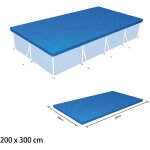 Bâche de protection - piscine rectangulaire - bleu - 3m x 2m Bâche de protection - piscine rectangulaire - bleu - 3m x 2m