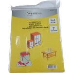 Bche de protection plastique peinture bricolage travaux poussire 4x5m (20m2)