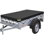 B�che pour remorque 214�122�13 cm bache pour remorque vec corde de b�che b�che remorque pour la plupart ...