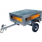 B�che pour remorque erd� mod�le classic 122 - dimensions b�che : 125cm x 99cm x 12cm - coloris gris