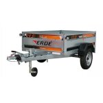 B�che pour remorque erd� mod�le classic 193 f - dimensions b�che : 192cm x 122cm x 12cm - coloris gris ...