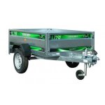 B�che pour remorque erd� mod�le daxara 198 - dimensions b�che : 192cm x 122cm x 12cm - coloris gris