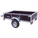 Bâche pour remorque lider modèle bois 34440 - dimensions bâche : 208cm x 140cm x 12cm - coloris gris Bâche pour remorque lider modèle bois 34440 - dimensions bâche : 208cm x 140cm x 12cm - coloris gris