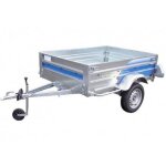 Bche pour remorque lider modle venise 32300 - dimensions bche : 187cm x 142cm x 12cm - coloris gris ...