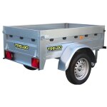 Bâche pour remorque trelgo modèle nfb 160 - dimensions bâche : 157cm x 101cm x 12cm - coloris gris Bâche pour remorque trelgo modèle nfb 160 - dimensions bâche : 157cm x 101cm x 12cm - coloris gris