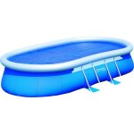 Bche solaire bestway pour piscine hors sol ovale fast set 488 x 305 x 107 cm - bleu - 410 x 260 cm - ...
